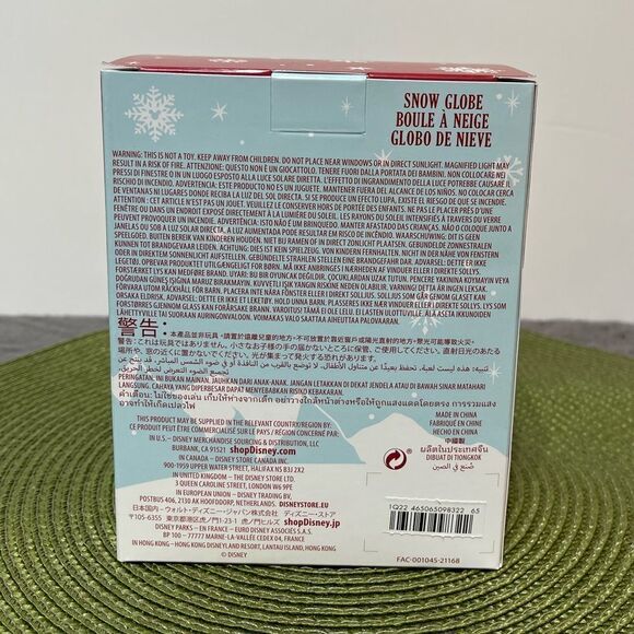Disney Mickey and Friends Christmas Holiday Snow Globe NWT - Picture 5 of 5
